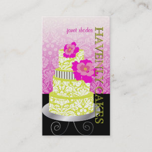 PixDezines Keylime Sponge Cake/pâtisserie Visitenkarte