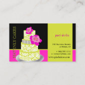 PixDezines Keylime Sponge Cake/pâtisserie Visitenkarte (Rückseite)