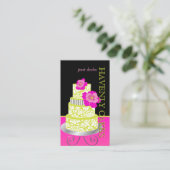 PixDezines Keylime Sponge Cake/pâtisserie Visitenkarte (Stehend Vorderseite)