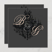 PixDezines Khandelier Einladung (Vorne/Hinten)