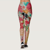 PixDezines Kimono/Erbsen/Kirschblüten Leggings (Rückseite)