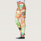 PixDezines Kimono/Erbsen/Kirschblüten Leggings (Links)