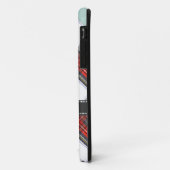 PixDezines-Klan Stewart-Tartan/rot+grau Case-Mate iPhone Hülle (Hinten/Links)