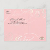 PixDezines-Klasse 2012/Wirbel/DIY-Farben+Schriftar Ankündigungspostkarte (Rückseite)