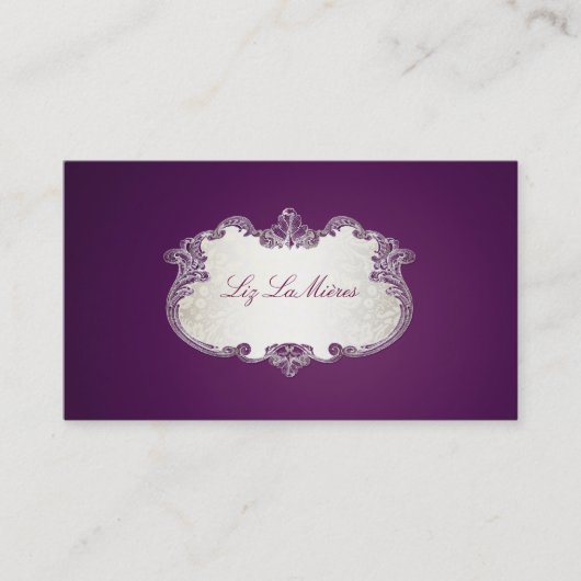 PixDezines-Klassik Visitenkarte (Vorderseite)