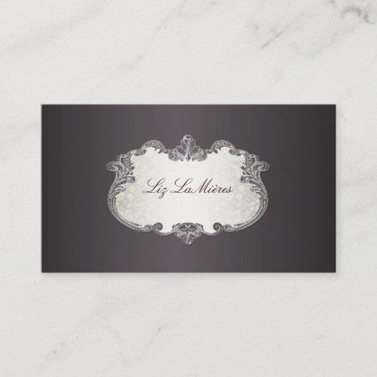 PixDezines-Klassik Visitenkarte (Vorderseite)