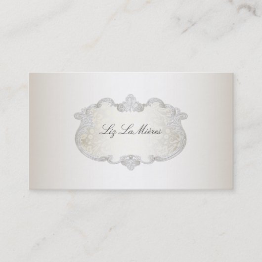 PixDezines-Klassik Visitenkarte (Vorderseite)