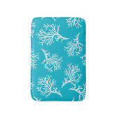 PixDezines Korallen-/Deuchhintergrund Badematte (Vorderseite Vertikal)