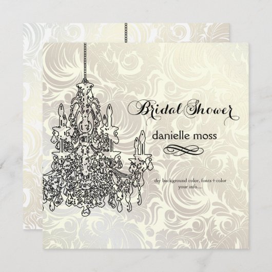 PixDezines Kronleuchter/Brautparty (Vorne/Hinten)