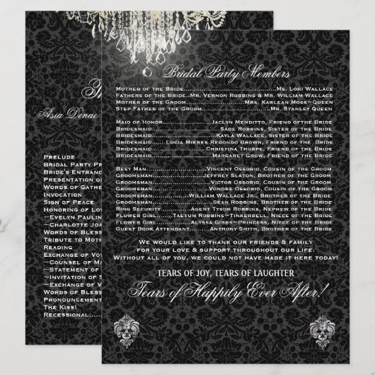 PixDezines Kronleuchter/Desiree Damask/Programm Programm (Vorne/Hinten)