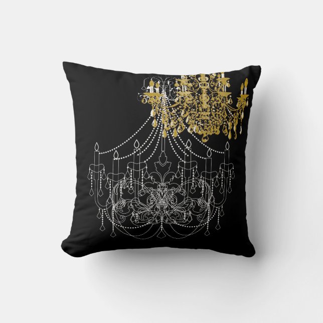 PixDezines Kronleuchter/DIY-Farbe Kissen (Vorderseite)