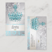 PixDezines-Kronleuchter/DIY-Farbe Visitenkarte (Vorne/Hinten)