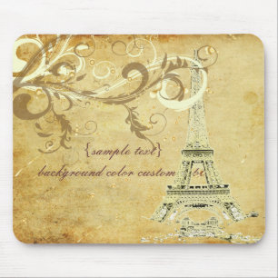 PixDezines La Tour Eiffel+Wirbel, Imitate Mousepad