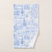 PixDezines Landschaft Chinoiserie, Hellblau Badhandtuch Set (Handtuch)
