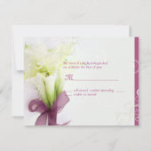 PixDezines LARGE UAWG/CALLA LILIES BOUQUET RSVP Karte (Rückseite)