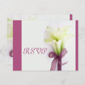 PixDezines LARGE UAWG/CALLA LILIES BOUQUET RSVP Karte (Vorne/Hinten)