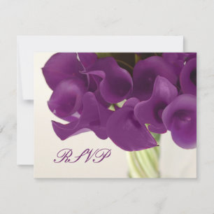 PixDezines LARGE UAWG Lila Calla Lilies/diy RSVP Karte