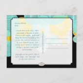 PixDezines Laternen Ankündigungspostkarte (Rückseite)