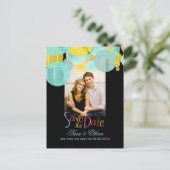 PixDezines Laternen Ankündigungspostkarte (Stehend Vorderseite)