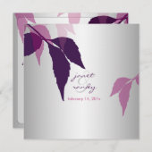 PixDezines Laub-/Auberginen-/Hundeuntergrund Einladung (Vorne/Hinten)