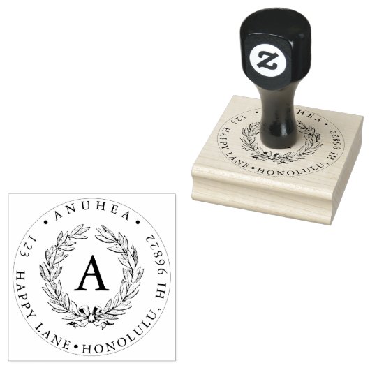 PixDezines Laurel Wreath Gummistempel (Stempel)