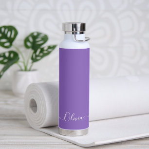 PixDezines Lavendel Lila DIY-Farbe Wasserflasche Trinkflasche