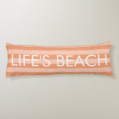 PixDezines Lebensfarbe Seitenschläferkissen (Rückseite)