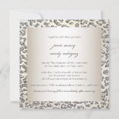 PixDezines Leopard-Drucke/Imitat-Glitzer Einladung (Rückseite)