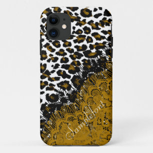 PixDezines Leopard-Flecken/Imitat Case-Mate iPhone Hülle