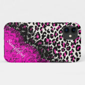 PixDezines Leopard-Flecken/Imitat Case-Mate iPhone Hülle (Rückseite (Horizontal))