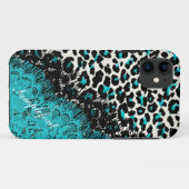 PixDezines Leopard-Flecken/Imitat Case-Mate iPhone Hülle (Rückseite (Horizontal))