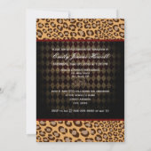 PixDezines LEOPARD GRADUATION Einladung (Rückseite)