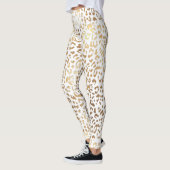 PixDezines Leopard Print/Gold Tone Leggings (Links)