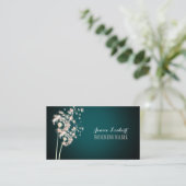 PixDezines-Leuchter/DIY-Hintergrundfarbe Visitenkarte (Stehend Vorderseite)