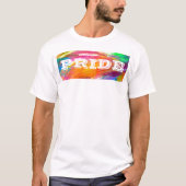 PixDezines LGBT Rainbow Pride T-Shirt (Vorderseite)