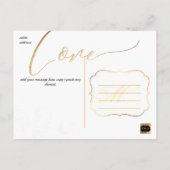 PixDezines Liebe Geburtsankündigung/Confetti Ankündigungspostkarte (Rückseite)