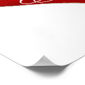 PixDezines Liebe Rotes Herz Poster (Ecke)