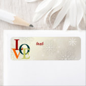 PixDezines Liebe, Schneeflocken Weiß + Perl (Insitu)