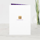 PixDezines lila Gitarre/Foto/Bar mitzvah Einladung (Rückseite)