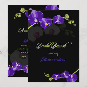 PixDezines LILA ORCHIDEE/HEIRAT/Hintergrund zum se Einladung