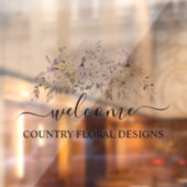 PixDezines Lila Rose Hydrangeas Fensteraufkleber (Blatt 2)