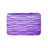 PixDezines Lila Waves Badematte (Vorderseite)