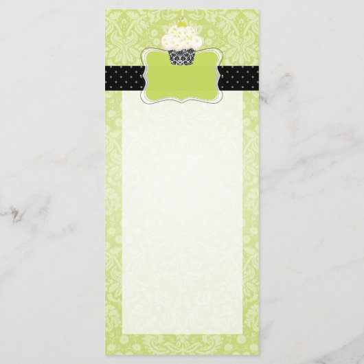 PixDezines Limones Kuchen-Menü Menükarte (Rückseite)