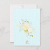 PixDezines Little Pumpkin Baby Shower Einladung (Rückseite)