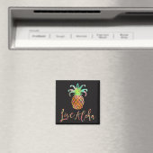 PixDezines Live Aloha Ananas/DIY Hintergrund Magnet (In Situ (Geschirrspüler))