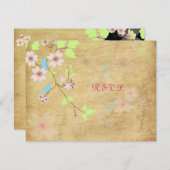 PixDezines Love Birds RSVPs erfordern 12x18 Invite RSVP Karte (Vorne/Hinten)