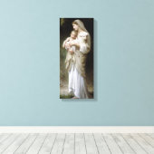 PixDezines L'Unschuld von Bougeureau Leinwanddruck (Insitu (Holzboden))