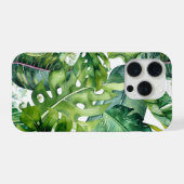 PixDezines Lush Greenery Tropical Foliage iPhone Hülle (Rückseite (Horizontal))