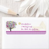 PixDezines Magenta Tree of Life/Bat Mitzvah (Insitu)