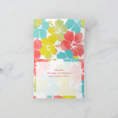 PixDezines mahalo, o hui hou/Hibiskus Dankeskarte (Innenseite)